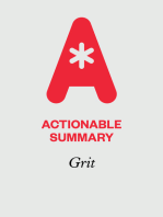 Actionable Summary of Grit by Angela Duckworth