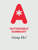 Actionable Summary of Gung Ho! by Ken Blanchard