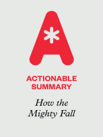 Actionable Summary of How the Mighty Fall by Jim Collins