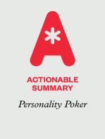 Actionable Summary of Personality Poker by Stephen M. Shapiro