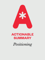 Actionable Summary of Positioning by Al Ries and Jack Trout