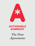 Actionable Summary of The Four Agreements by don Miguel Ruiz