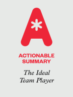Actionable Summary of The Ideal Team Player by Patrick Lencioni