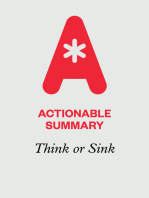Actionable Summary of Think or Sink by Gina Mollicone-Long