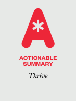 Actionable Summary of Thrive by Arianna Huffington