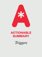 Actionable Summary of Triggers by Marshall Goldsmith
