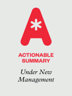 Actionable Summary of Under New Management by David Burkus