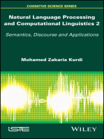 Natural Language Processing and Computational Linguistics 2