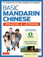 Basic Mandarin Chinese - Speaking & Listening Textbook: An Introduction to Spoken Mandarin for Beginners (Audio and Video Downloads Included)