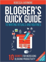 Blogger's Quick Guide to Writing Rituals and Routines