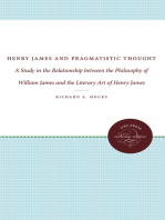 Henry James and Pragmatistic Thought: A Study in the Relationship between the Philosophy of William James and the Literary Art of Henry James