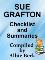 Sue Grafton- Summaries & Checklist
