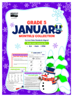 January Monthly Collection, Grade 5