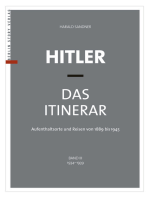 Hitler – Das Itinerar (Band III): Aufenthaltsorte und Reisen von 1889 bis 1945 – Band III: 1934–1939