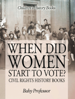 When Did Women Start to Vote? Civil Rights History Books | Children's History Books