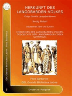 Herkunft des Langobarden-Volkes: Origo Gentis Langobardorum