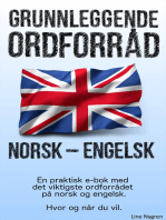 Grunnleggende Ordforråd Norsk - Engelsk