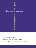 Common Worship: Morning and Evening Prayer