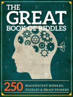 The Great Book of Riddles: 250 Magnificent Riddles, Puzzles and Brain Teasers