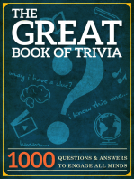 The Great Book of Trivia: 1000 Questions and Answers to Engage all Minds.