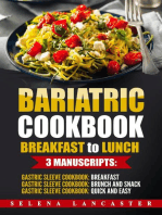 Bariatric Cookbook: Breakfast to Lunch