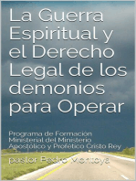 La Guerra Espiritual y el ‎Derecho Legal de los ‎demonios para Operar