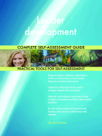 Leader development Complete Self-Assessment Guide