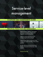 Service-level management Complete Self-Assessment Guide