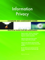 Information Privacy Complete Self-Assessment Guide