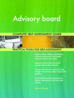 Advisory board Complete Self-Assessment Guide