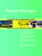 Product Manager Complete Self-Assessment Guide