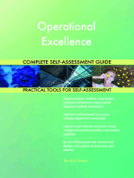 Operational Excellence Complete Self-Assessment Guide