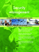 Security management Complete Self-Assessment Guide
