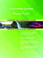 Automotive Business Process Fusion Complete Self-Assessment Guide