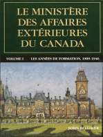 Le ministère des Affaires extérieures du Canada