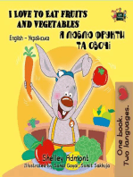 I Love to Eat Fruits and Vegetables (English Ukrainian Kids Book): English Ukrainian Bilingual Collection