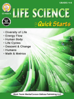 Life Science Quick Starts, Grades 4 - 9
