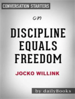 Discipline Equals Freedom: by Jocko Willink | Conversation Starters