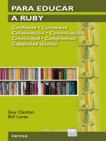 Para educar a Ruby: Confianza • Curiosidad • Colaboración • Comunicación • Creatividad • Compromiso • Capacidad técnica
