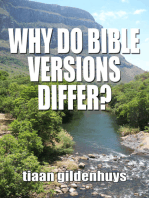Why do Bible versions differ?