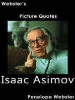 Webster's Isaac Asimov Picture Quotes