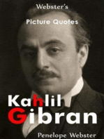 Webster's Kahlil Gibran Picture Quotes