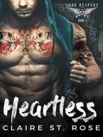 Heartless: A Bad Boy Baby Motorcycle Club Romance: Iron Reapers MC, #1