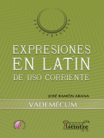 Expresiones en latín de uso corriente: Vademecum