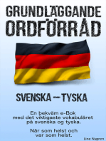 Grundläggande ordförråd Svenska - Tyska: En bekväm e-Bok med det viktigaste vokabuläret på svenska och tyska