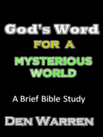 God's Word For A Mysterious World
