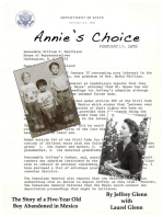 Annie's Choice: The Story Of A Five-Year Old Boy Abandoned In Mexico