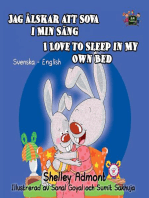 Jag älskar att sova i min sang I Love to Sleep in My Own Bed (Bilingual Swedish Kids Book): Swedish English Bilingual Collection