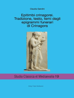 Epitimbi crinagorei.: Tradizione, testo, temi degli epigrammi funerari di Crinagora