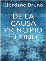 De la causa, principio et uno